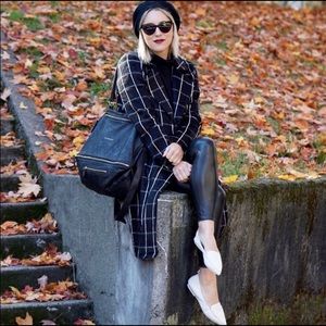 Michael Stars Plaid Coat